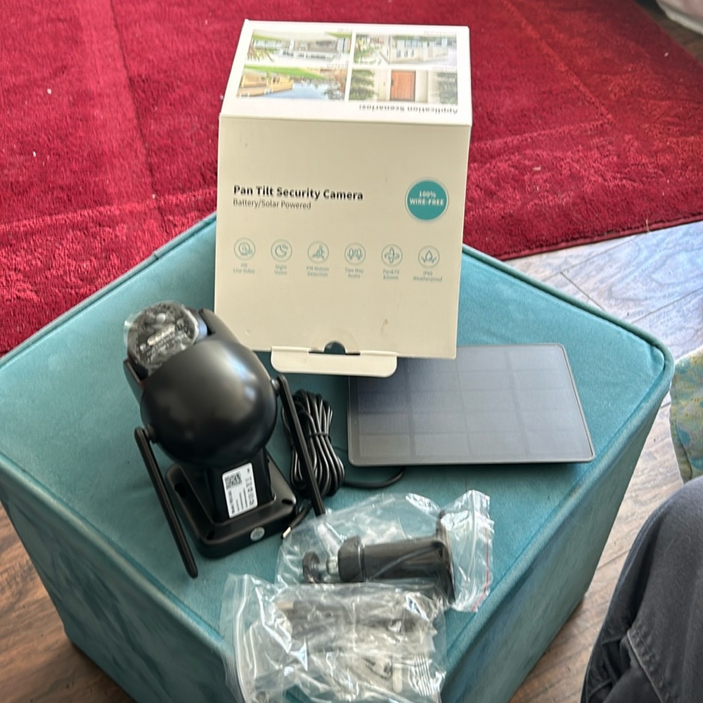 Ebit Pan Tilt Security Camera, unused in original package.